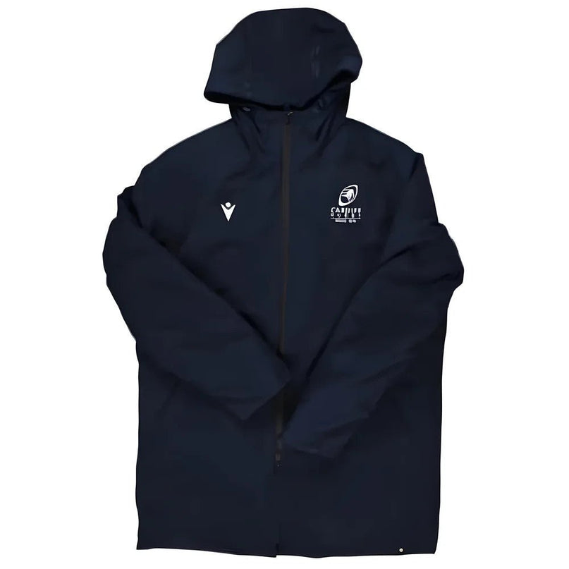 2024-2025 Cardiff Blues Rugby Ath Waterproof Softshell Long Jacket |Product - Jackets | Macron | Absolute Rugby