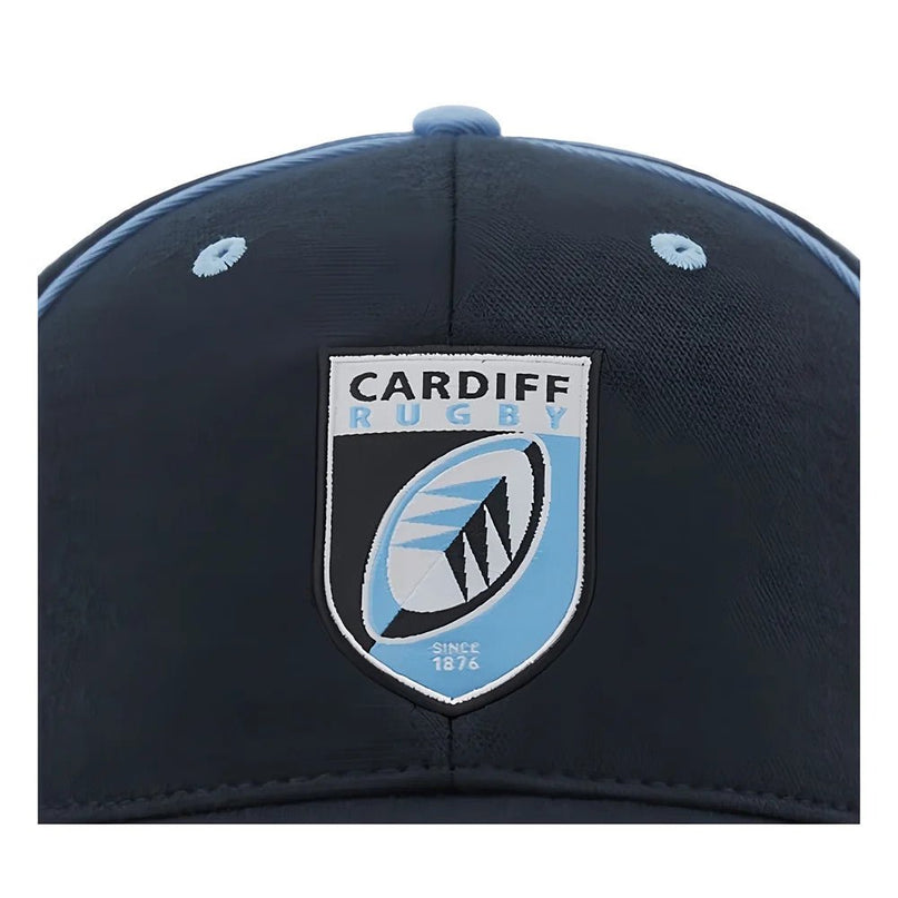 2024-2025 Cardiff Blues Rugby Baseball Cap (Navy) |Product - Headwear | Macron | Absolute Rugby