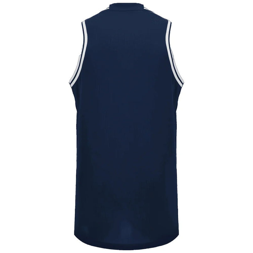 2024-2025 Cardiff Blues Rugby Basketball Singlet (Navy) |Product - Sleeveless | Macron | Absolute Rugby