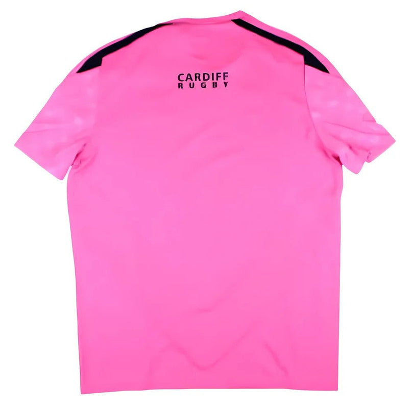 2024-2025 Cardiff Blues Rugby Player Training Shirt (Pink) |Product - Training Shirts | Macron | Absolute Rugby