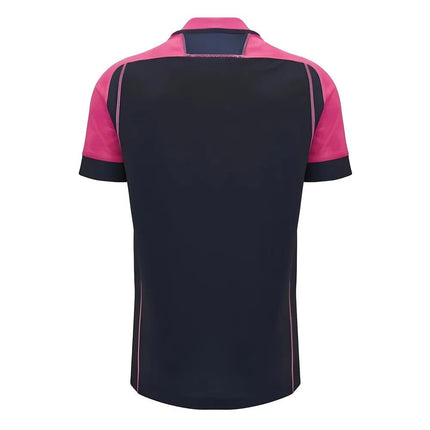 2024-2025 Cardiff Blues Rugby Training Jersey (Pink-Navy) |Product - Training Shirts | Macron | Absolute Rugby