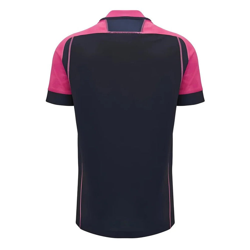 2024-2025 Cardiff Blues Rugby Training Jersey (Pink-Navy) |Product - Training Shirts | Macron | Absolute Rugby