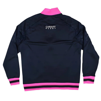 2024-2025 Cardiff Blues Rugby Warmup Anthem Jacket (Navy) |Product - Jackets | Macron | Absolute Rugby