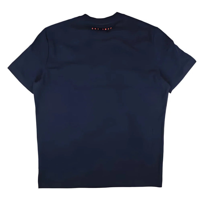 2024-2025 Edinburgh Rugby Ath Travel Cotton Shirt (Navy) |Product - T-Shirt | Macron | Absolute Rugby