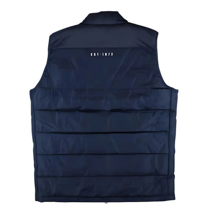 2024-2025 Edinburgh Rugby Padded Gilet (Navy) |Product - Jackets | Macron | Absolute Rugby