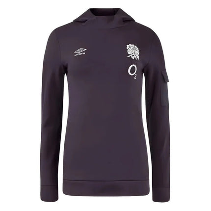 2024-2025 England Presentation Overhead Hoodie (Nightshade) |Product - Hoodies | Umbro | Absolute Rugby