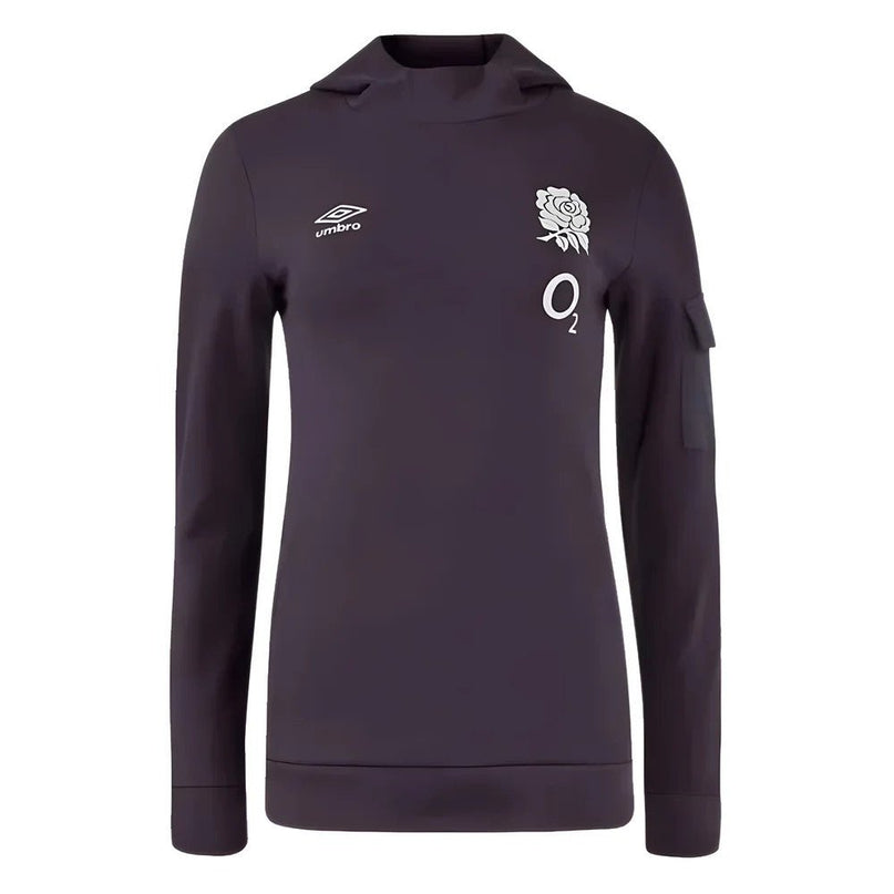 2024-2025 England Presentation Overhead Hoodie (Nightshade) |Product - Hoodies | Umbro | Absolute Rugby
