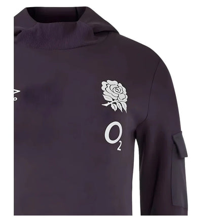 2024-2025 England Presentation Overhead Hoodie (Nightshade) |Product - Hoodies | Umbro | Absolute Rugby