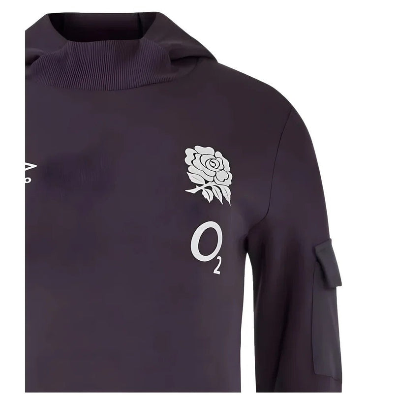2024-2025 England Presentation Overhead Hoodie (Nightshade) |Product - Hoodies | Umbro | Absolute Rugby