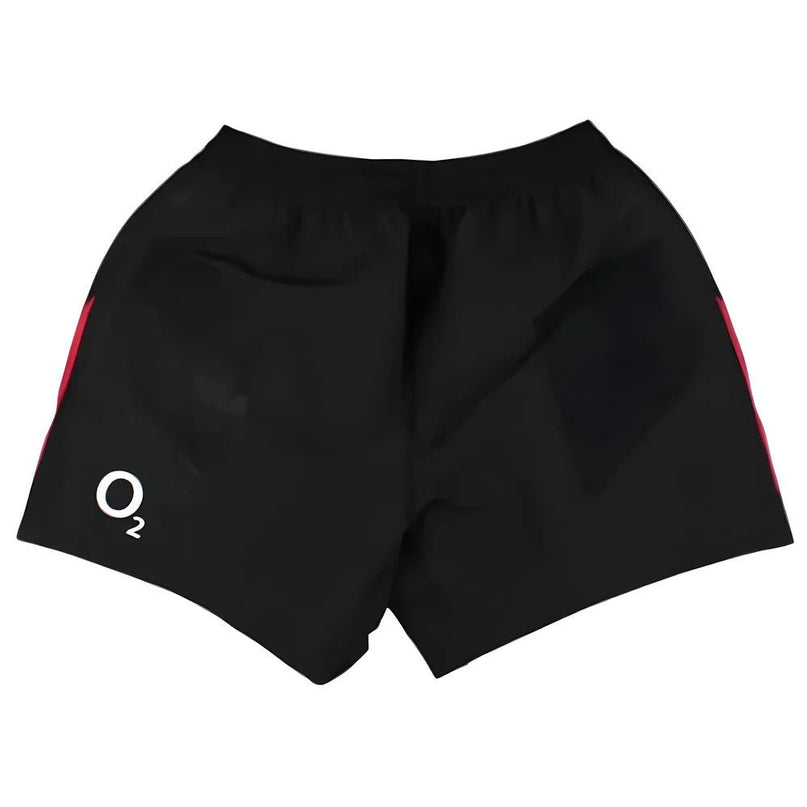 2024-2025 England Rugby O2 Contact Training Shorts (Black) |Product - Shorts | Macron | Absolute Rugby