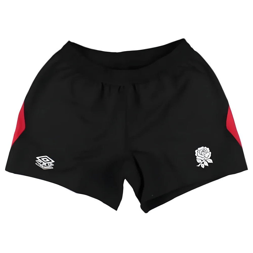 2024-2025 England Rugby O2 Contact Training Shorts (Black) |Product - Shorts | Macron | Absolute Rugby