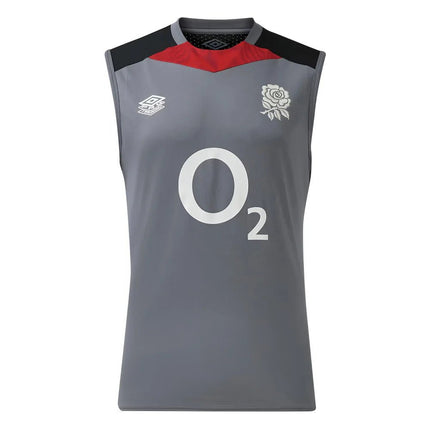 2024-2025 England Rugby Sleeveless Jersey O2 (Grey) |Product - Sleeveless | Umbro | Absolute Rugby