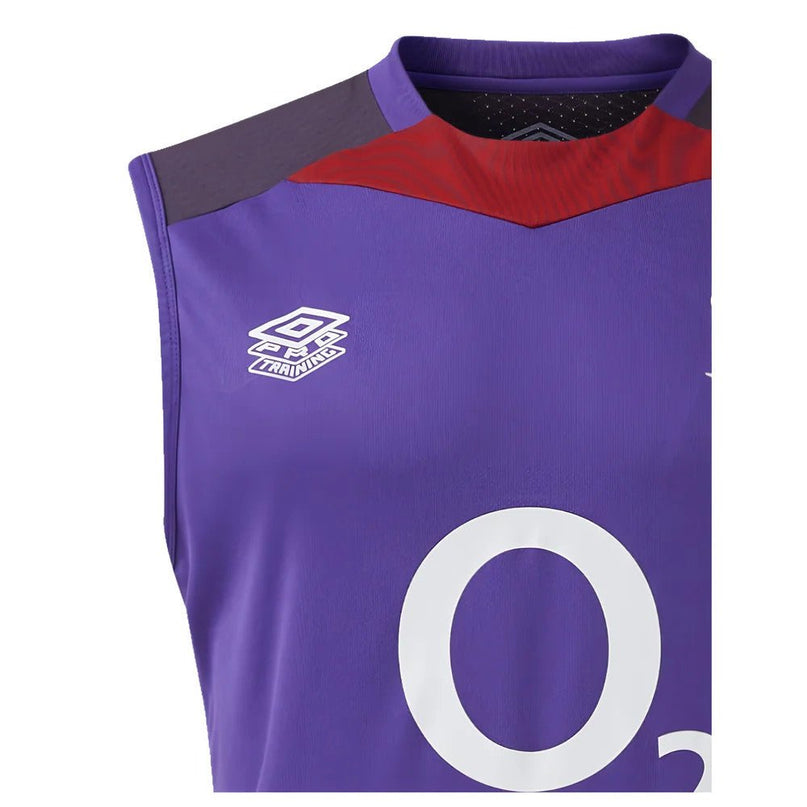 2024-2025 England Rugby Sleeveless Jersey (Violet) - Kids |Product - Sleeveless | Umbro | Absolute Rugby