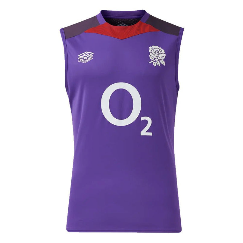 2024-2025 England Rugby Sleeveless Jersey (Violet) - Kids |Product - Sleeveless | Umbro | Absolute Rugby