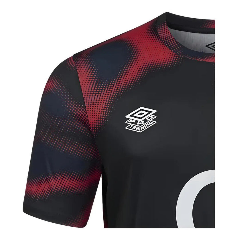 2024-2025 England Rugby Warm Up Jersey O2 (Black) - Kids |Product - Training Shirts | Umbro | Absolute Rugby