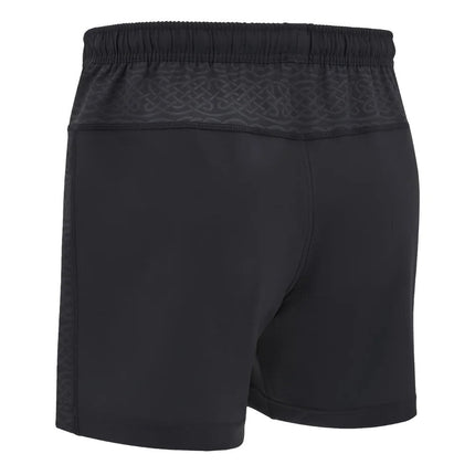 2024-2025 Glasgow Warriors Rugby Home Shorts (Black) |Product - Shorts | Macron | Absolute Rugby