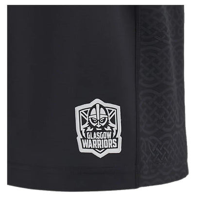 2024-2025 Glasgow Warriors Rugby Home Shorts (Black) - Kids |Product - Shorts | Macron | Absolute Rugby