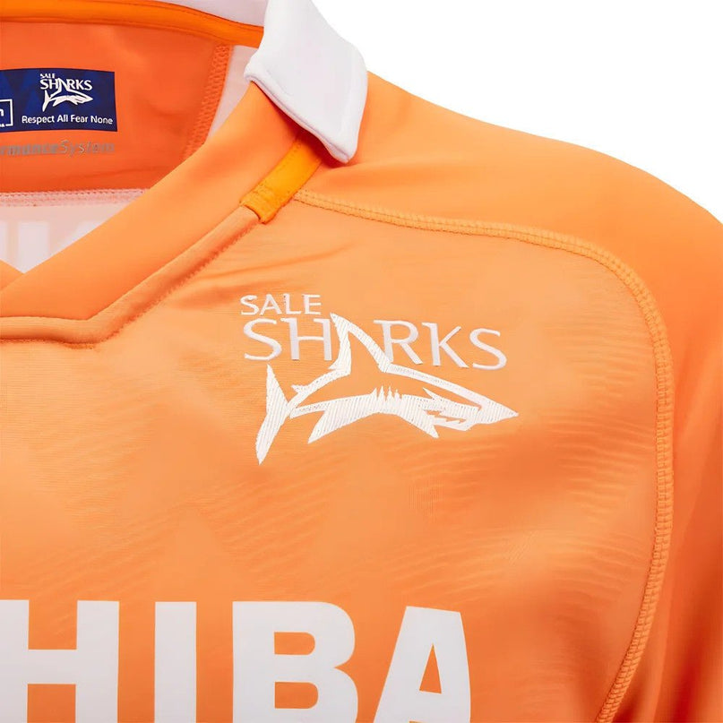 2024-2025 Sale Sharks Away Shirt (Kids) |Product - Football Shirts | Macron | Absolute Rugby