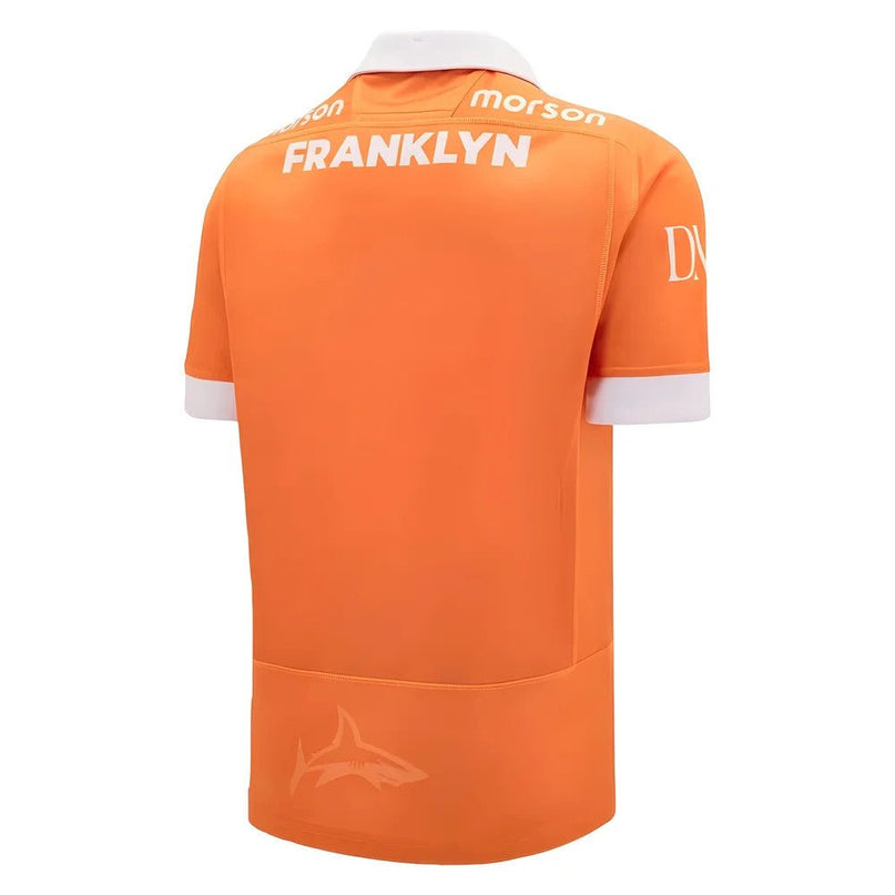 2024-2025 Sale Sharks Away Shirt (Kids) |Product - Football Shirts | Macron | Absolute Rugby
