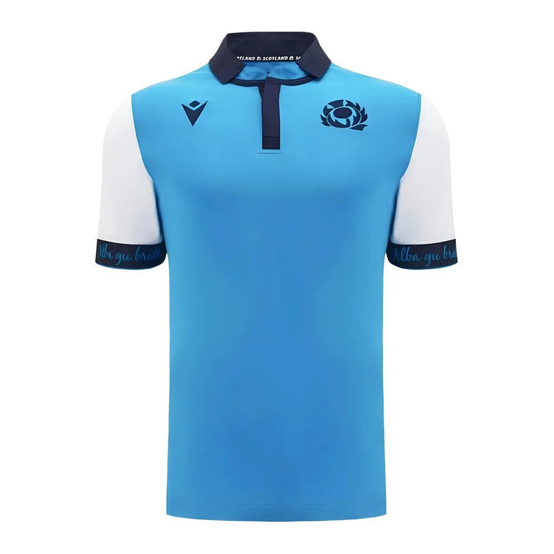 2024-2025 Scotland Rugby Away SS Cotton Shirt |Product - Football Shirts | Macron | Absolute Rugby