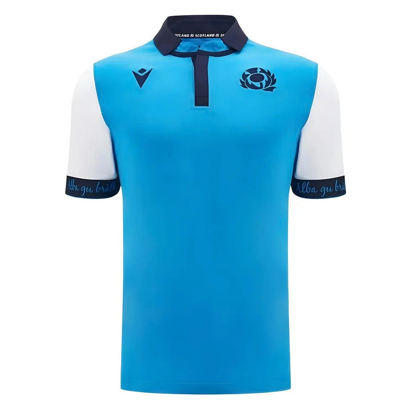 2024-2025 Scotland Rugby Away SS Cotton Shirt (Kids) |Product - Football Shirts | Macron | Absolute Rugby