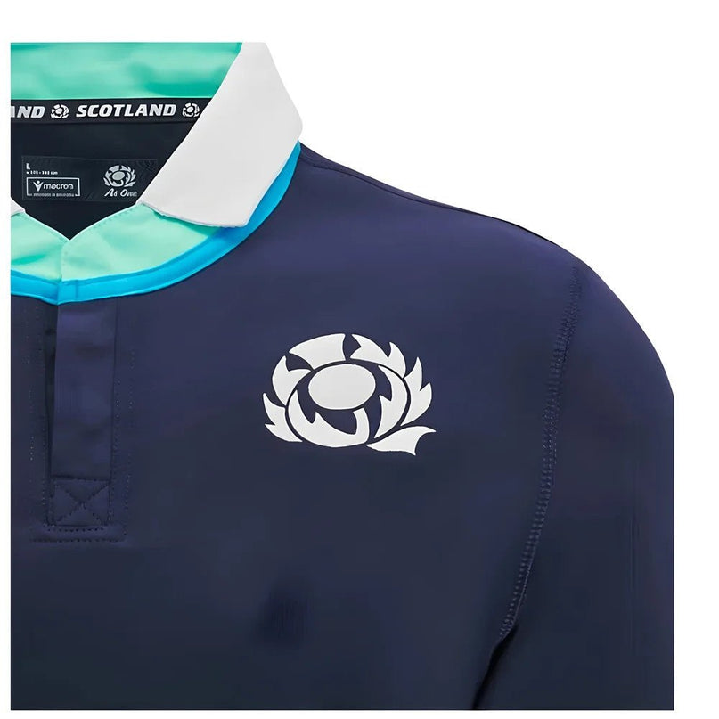 2024-2025 Scotland Rugby Home SS Cotton Shirt |Product - Football Shirts | Macron | Absolute Rugby