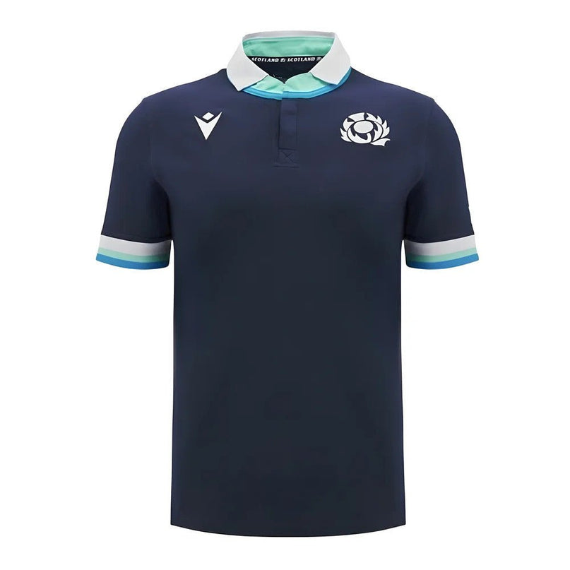 2024-2025 Scotland Rugby Home SS Cotton Shirt |Product - Football Shirts | Macron | Absolute Rugby