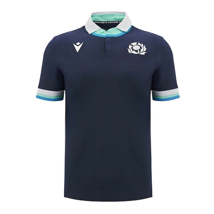 2024-2025 Scotland Rugby Home SS Cotton Shirt |Product - Football Shirts | Macron | Absolute Rugby