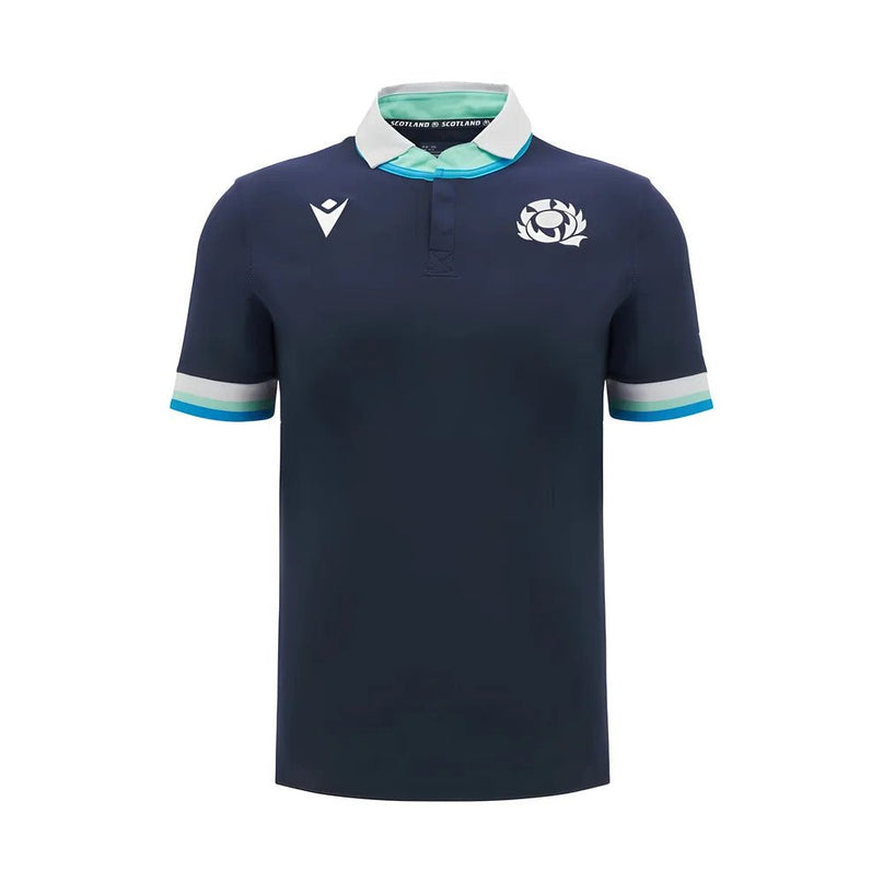 2024-2025 Scotland Rugby Home SS Cotton Shirt (Kids) |Product - Football Shirts | Macron | Absolute Rugby