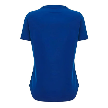 2024-2025 Scotland Rugby Leisure Cotton T-Shirt (Navy) - Womens |Product - T-Shirt | Macron | Absolute Rugby