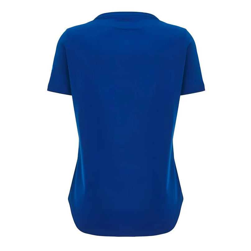 2024-2025 Scotland Rugby Leisure Cotton T-Shirt (Navy) - Womens |Product - T-Shirt | Macron | Absolute Rugby