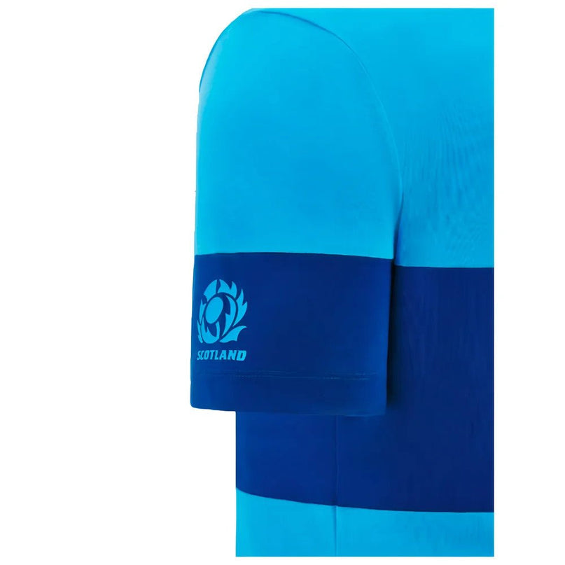 2024-2025 Scotland Rugby Leisure Cotton T-Shirt (Sky Blue) - Kids |Product - T-Shirt | Macron | Absolute Rugby