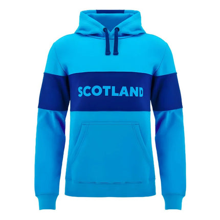 2024-2025 Scotland Rugby Leisure Hoody Sweatshirt (Sky Blue) |Product - Sweat Tops | Macron | Absolute Rugby