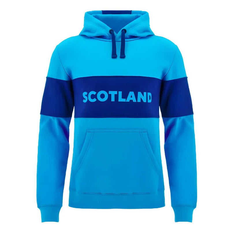 2024-2025 Scotland Rugby Leisure Hoody Sweatshirt (Sky Blue) |Product - Sweat Tops | Macron | Absolute Rugby