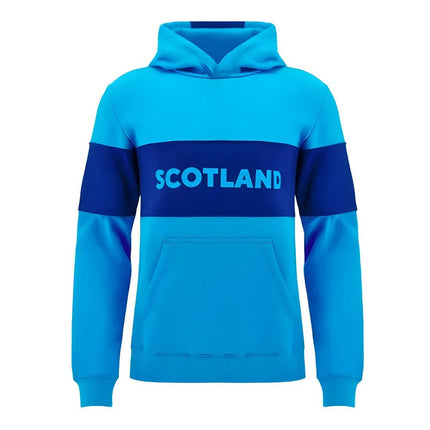 2024-2025 Scotland Rugby Leisure Hoody Sweatshirt (Sky Blue) - Kids |Product - Hoodies | Macron | Absolute Rugby