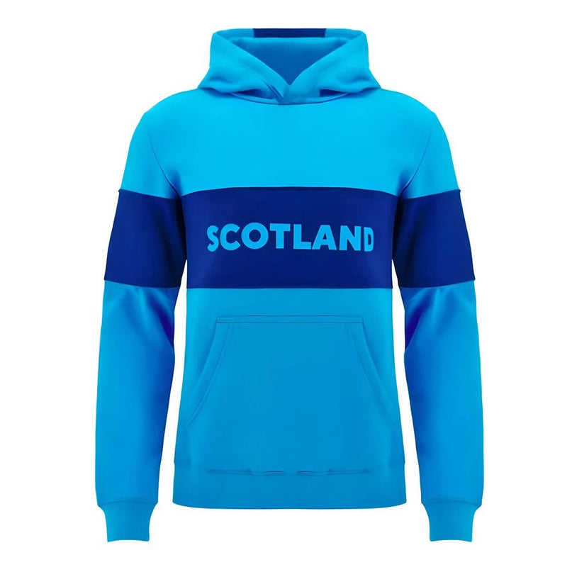 2024-2025 Scotland Rugby Leisure Hoody Sweatshirt (Sky Blue) - Kids |Product - Hoodies | Macron | Absolute Rugby