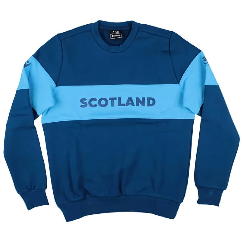 2024-2025 Scotland Rugby Leisure Sweatshirt (Navy) - Kids |Product - Sweat Tops | Macron | Absolute Rugby