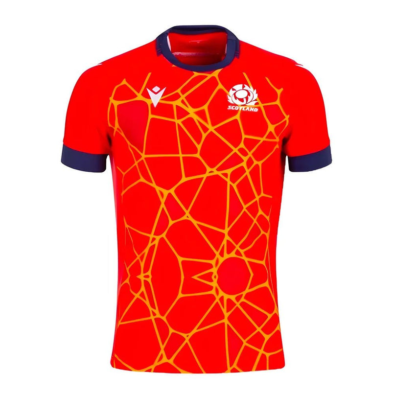 2024-2025 Scotland Rugby Training Jersey (Red) |Product - Training Shirts | Macron | Absolute Rugby
