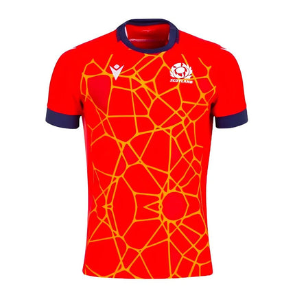 2024-2025 Scotland Rugby Training Jersey (Red) |Product - Training Shirts | Macron | Absolute Rugby