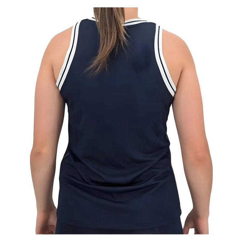 2024-2025 Scotland Rugby Training Singlet (Navy) - Womens |Product - Sleeveless | Macron | Absolute Rugby