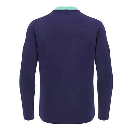 2024-2025 Scotland Rugby Travel LS Cotton Tee (Navy) |Product - T-Shirt | Macron | Absolute Rugby