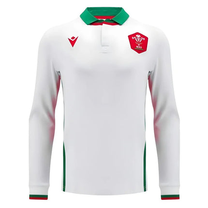 2024-2025 Wales Away Cotton LS Rugby Shirt |Product - Football Shirts | Macron | Absolute Rugby