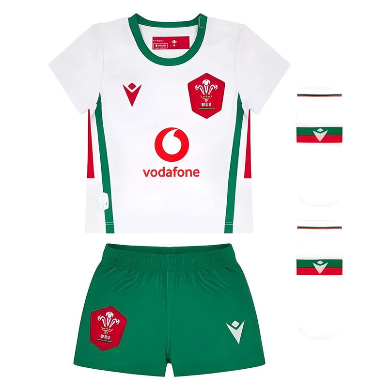 2024-2025 Wales Away Rugby Baby Kit |Product - Football Shirts | Macron | Absolute Rugby