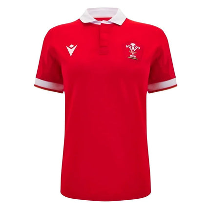 2024-2025 Wales Home Cotton Rugby Shirt (Womens) |Product - Football Shirts | Macron | Absolute Rugby