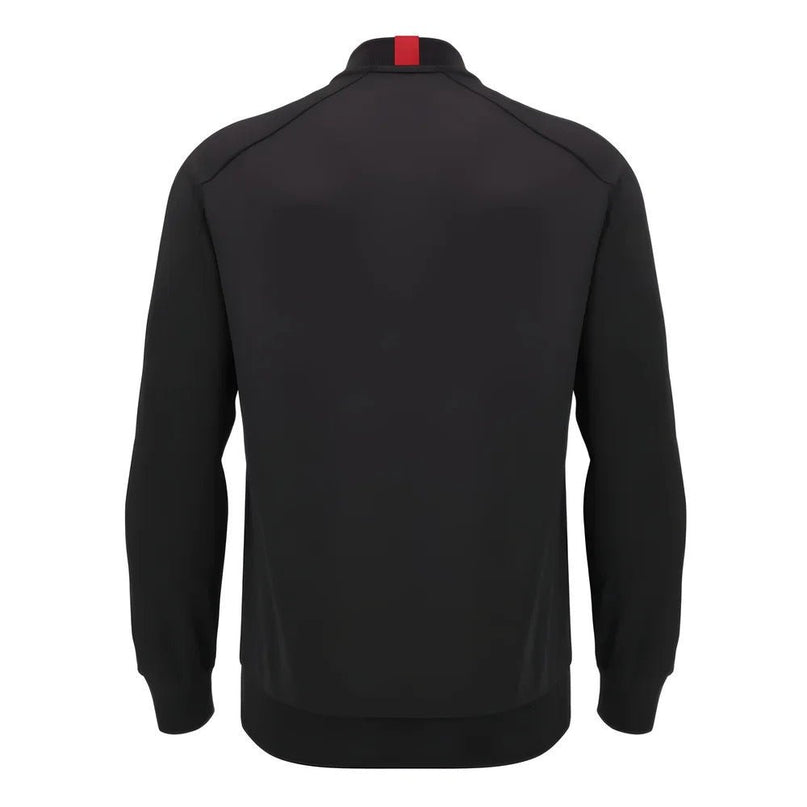 2024-2025 Wales Rugby Anthem Jacket (Black) |Product - Jackets | Macron | Absolute Rugby