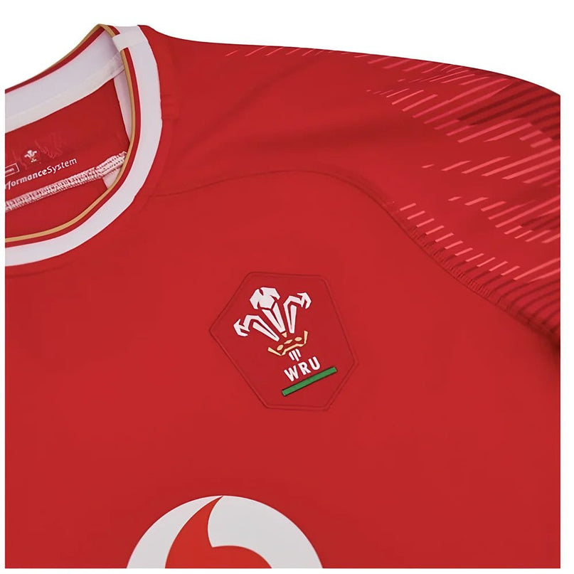 2024-2025 Wales Rugby Home Slim Fit Shirt |Product - Football Shirts | Macron | Absolute Rugby