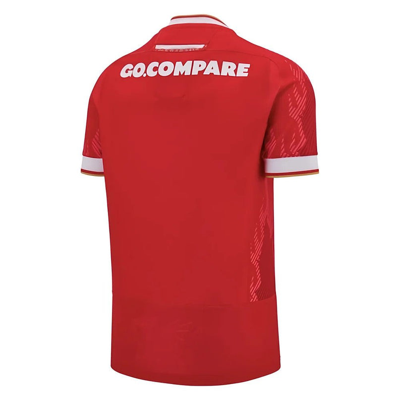 2024-2025 Wales Rugby Home Slim Fit Shirt |Product - Football Shirts | Macron | Absolute Rugby