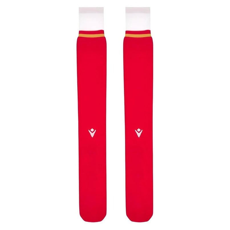 2024-2025 Wales Rugby Home Socks (Kids) |Product - Socks | Macron | Absolute Rugby