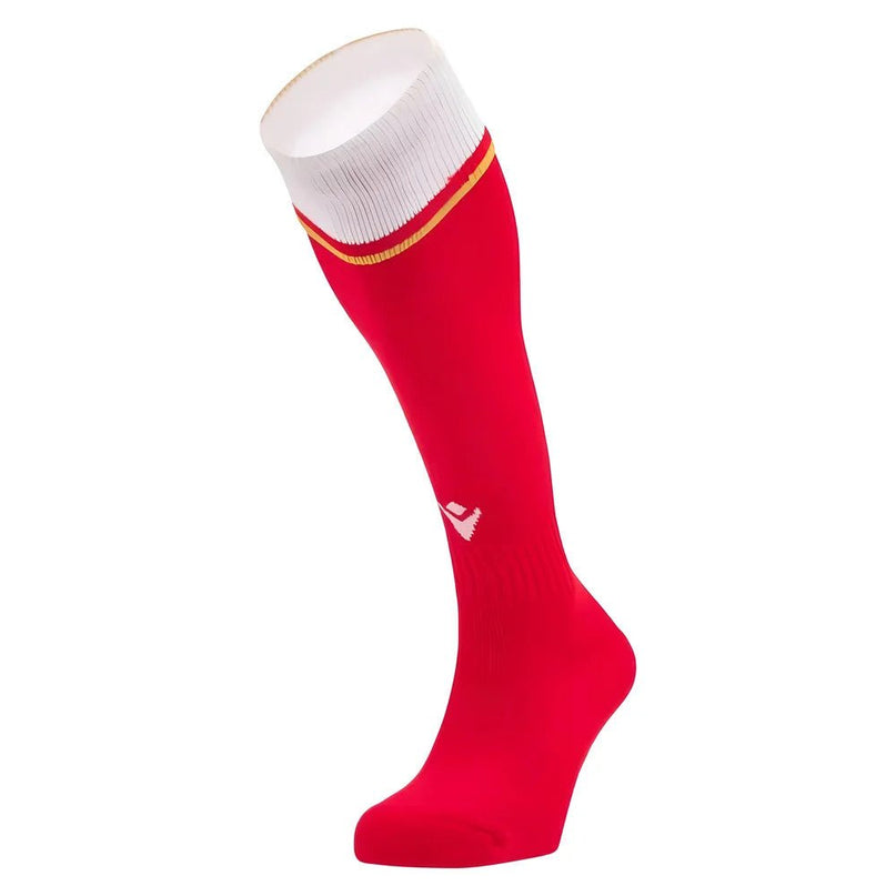 2024-2025 Wales Rugby Home Socks (Kids) |Product - Socks | Macron | Absolute Rugby