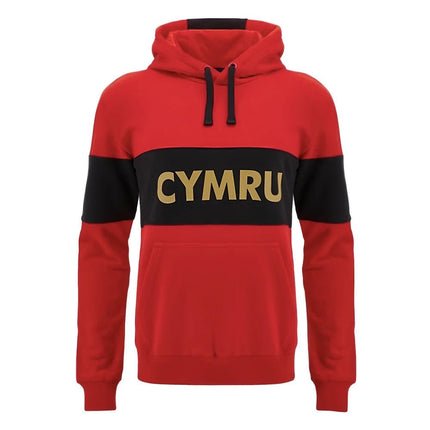 2024-2025 Wales Rugby Leisure Hoody Sweatshirt (Red) |Product - Hoodies | Macron | Absolute Rugby